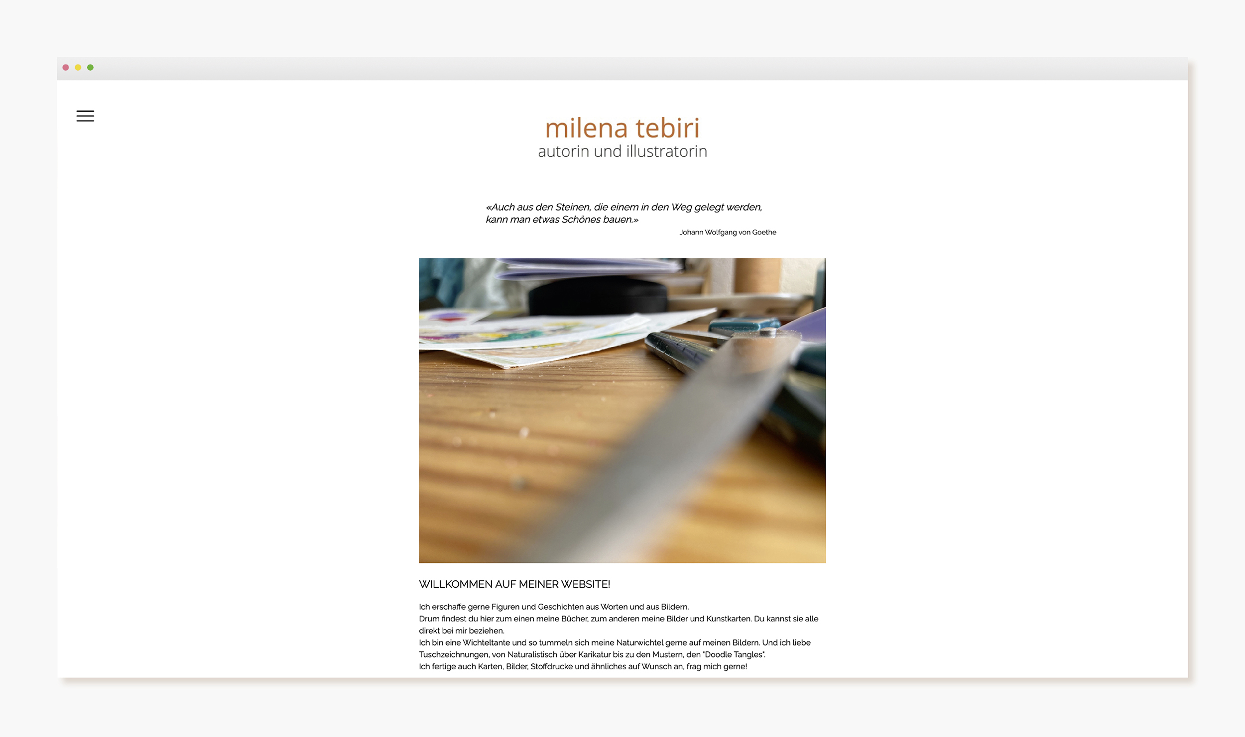 homepage milenatebiri.ch