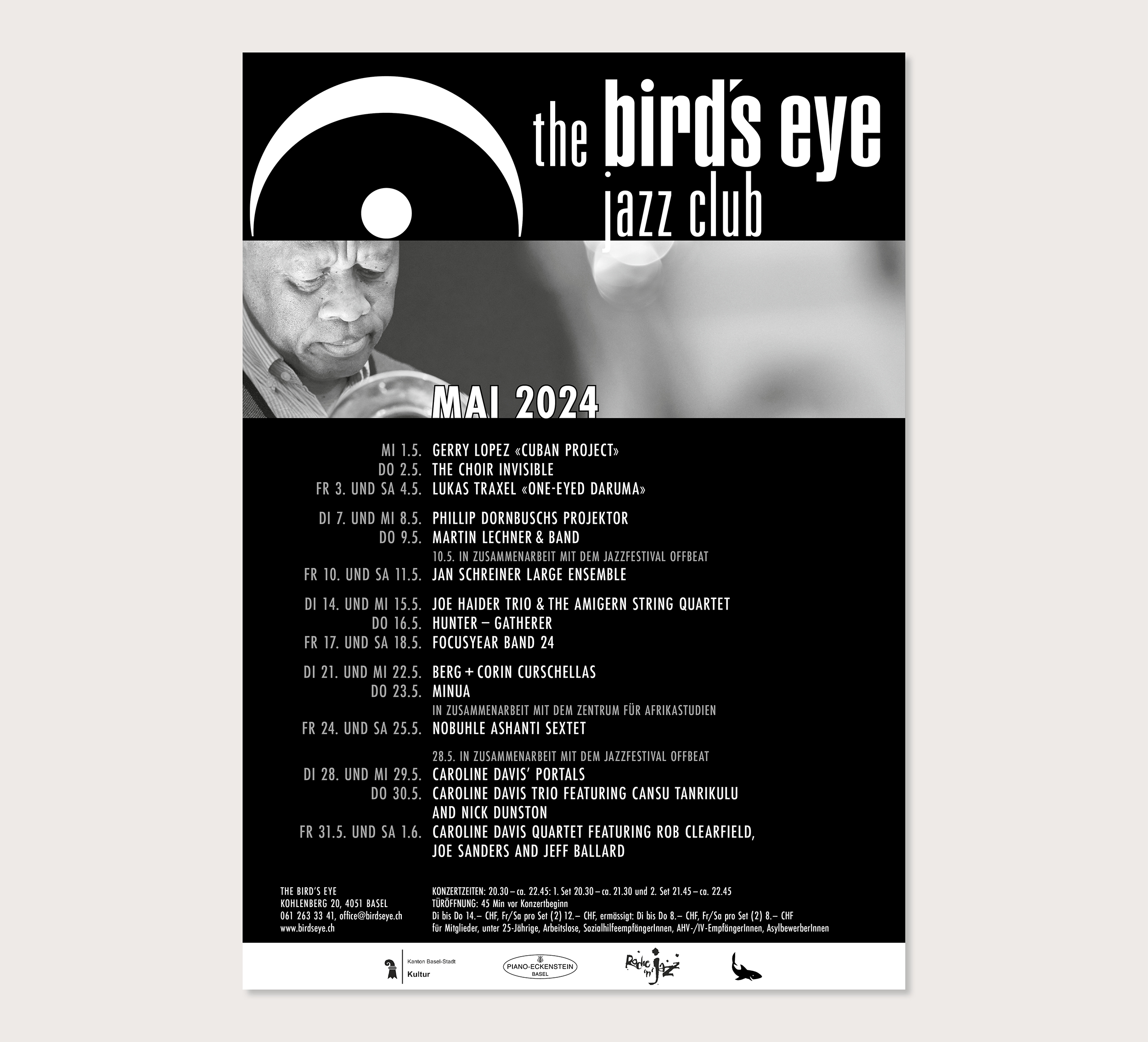 the bird’s eye jazz club programm
