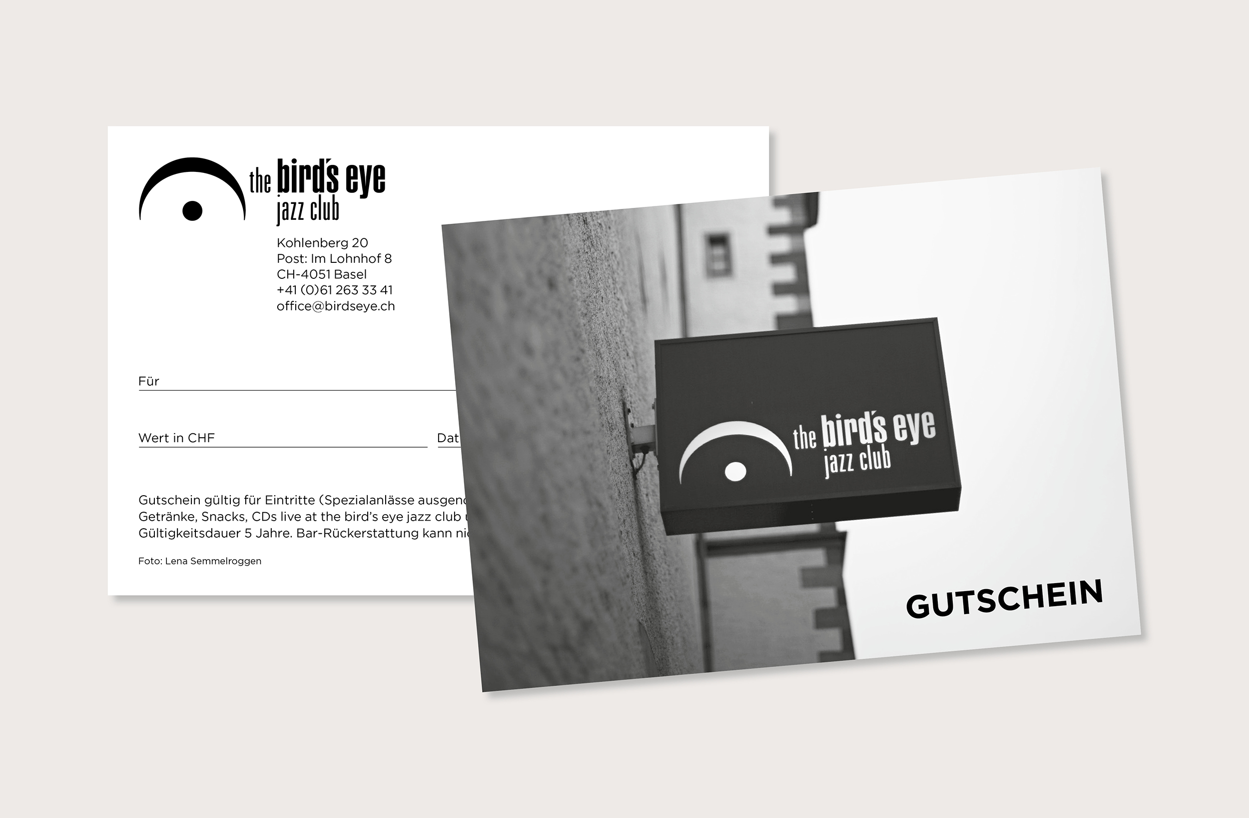 the bird’s eye jazz club geschenkgutschein
