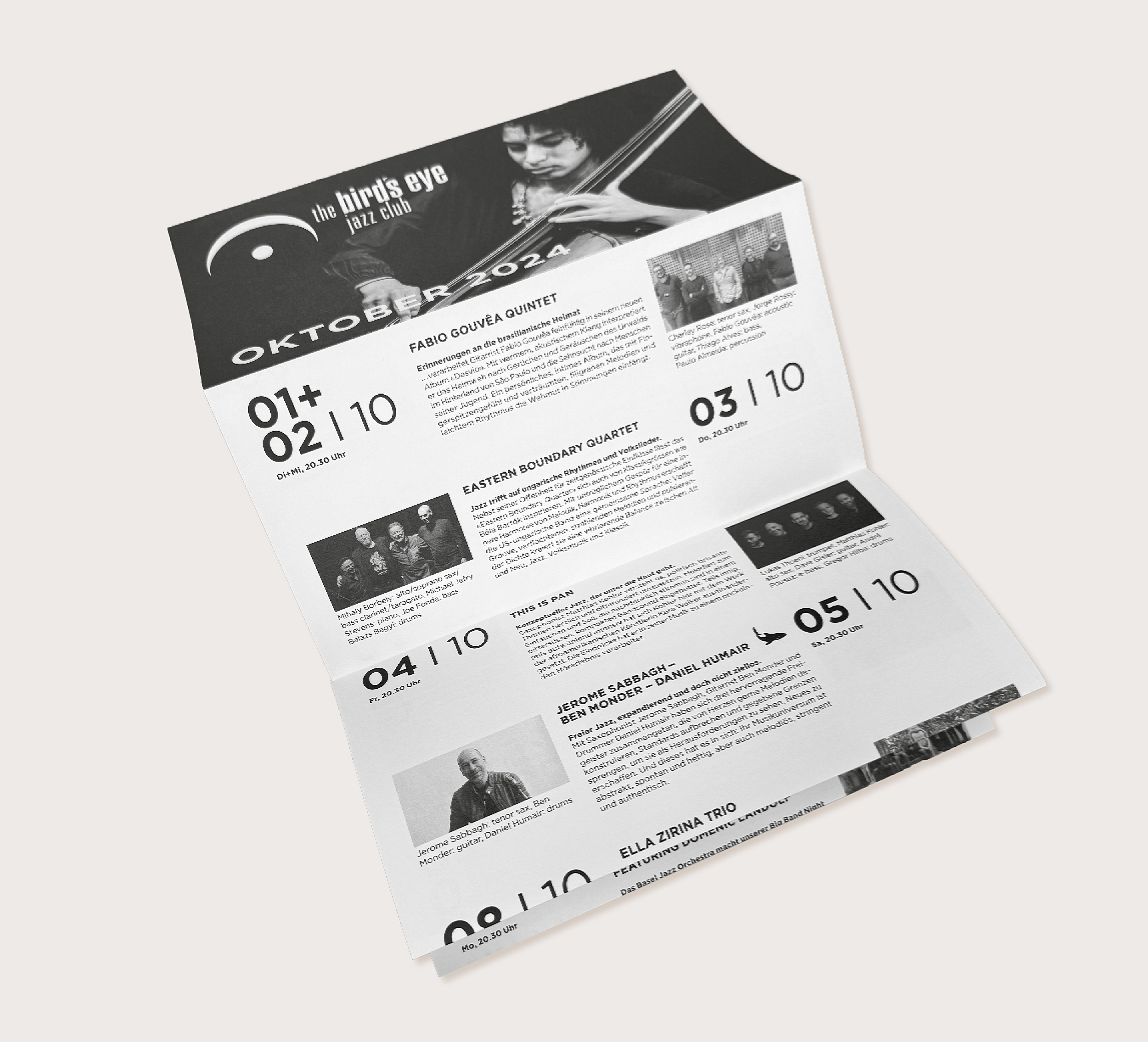 the bird’s eye jazz club monatsprogramm