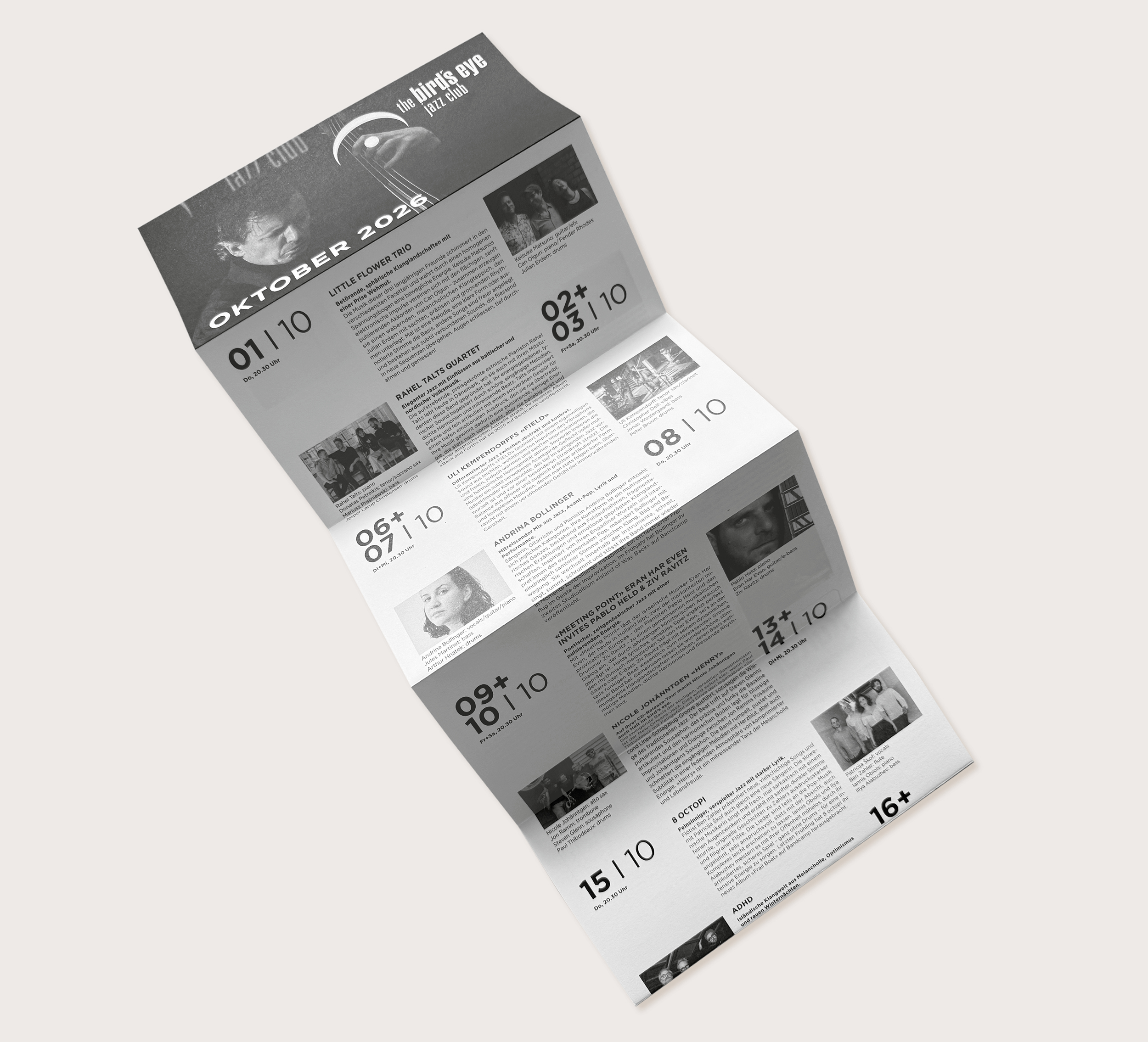 the bird’s eye jazz club monatsprogramm